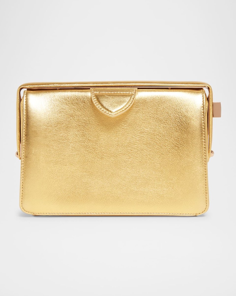 Carrington Deerskin Box Clutch Bag